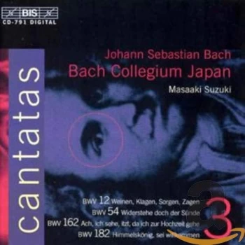 Image of Johann Sebastian Bach - Bach/cantatas - Vol 3 CD