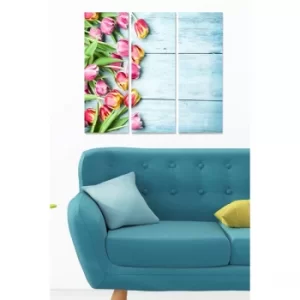 Image of MDF6906357 Multicolor Decorative MDF Painting (3 Pieces)