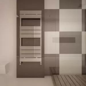 Image of Monza Bath Aluminium Towel warmer 1190x500 2153 BTUs Polished Anodised