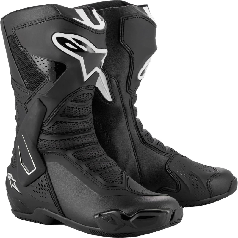 Image of Alpinestars SMX-6 V3 Motorcycle Boots, black-white, Size 41 for Men