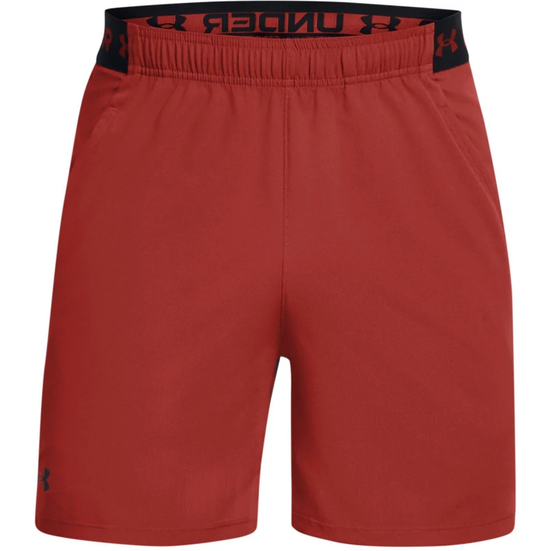 Image of Under Armour Mens Vanish Woven Performance Gym Shorts Orange male S