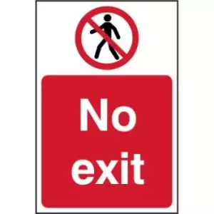 Image of No Exit Sign - RPVC (400 x 600mm)