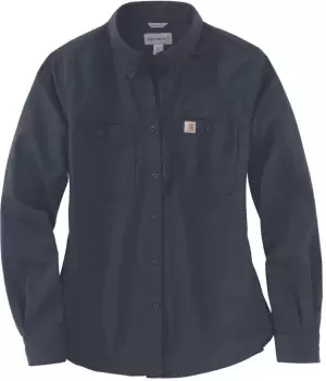 Image of Carhartt Rugged Professional Ladies Shirt, blue, Size XL for Women, blue, Size XL for Women