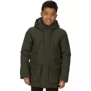 Image of Regatta Boys Paddrick Waterproof Breathable Parka Coat 11-12 Years - Chest 75-79cm (Height 146-152cm)