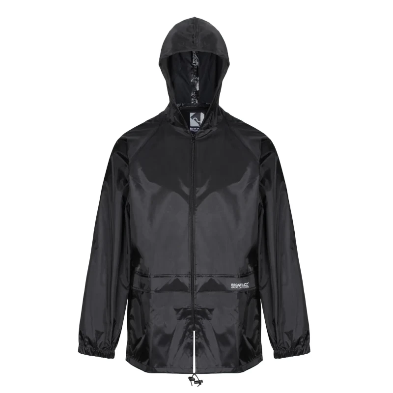 Image of Regatta Mens Stormbreak Waterproof Durable Mid Length Jacket M - Chest 39-40' (99-101.5cm) Black W408-800-M