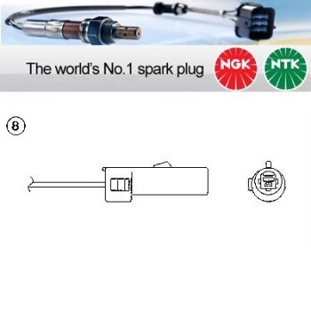 Image of 1x NGK NTK Oxygen O2 Lambda Sensor OZA25-KH1 OZA25KH1 (1940)