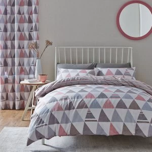 Image of Catherine Lansfield Scandi Geo Single Duvet Set
