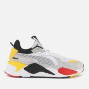 Image of Puma Mens RS-X Toys Trainers - Puma White/Puma Black/Cyber Yellow - UK 8 - White