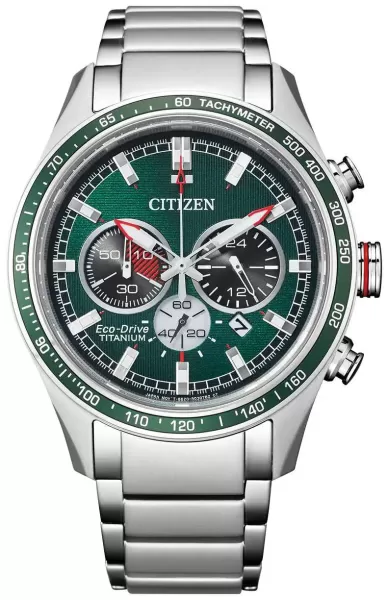 Image of Citizen CA4497-86X Super Titanium Chronograph Eco-Drive Watch
