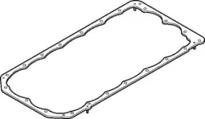 Image of Oil Pan Gasket 690.531 by Elring