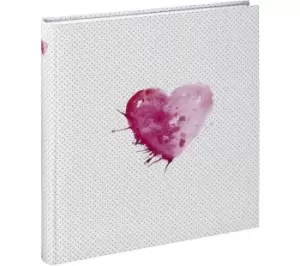 Image of HAMA 2361 Lazise Bookbound Photo Album - 50 Pages, Pink,White