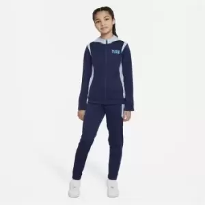 Image of Nike Woven Poly Tracksuit Junior Boys - Blue
