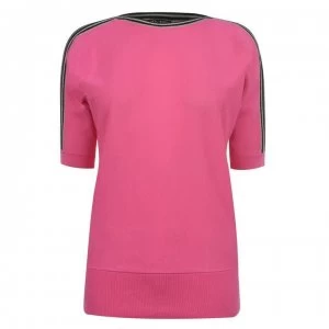 Image of Biba Tipped Shimmer Jumper - Pink