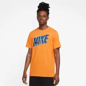 Image of Nike Swoosh T-Shirt Mens - Orange