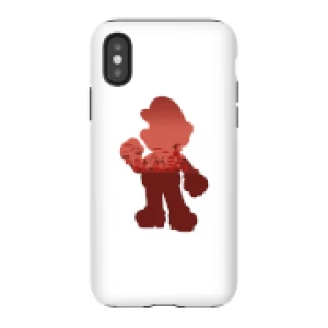 Image of Nintendo Super Mario Mario Silhouette Phone Case - iPhone X - Tough Case - Gloss