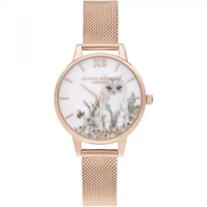 Image of Illustrated Animals Rg Mesh Watch
