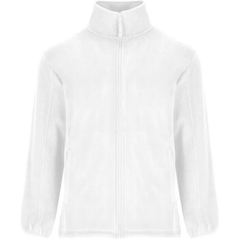 Image of ROLY ROLY Men Artic Full Zip Fleece Jacket in White Size: Medium White M Male 5063470577385