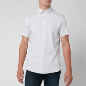 Image of Ted Baker Mens Windo Textured Shirt - White - S/2
