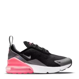 Image of Nike Air Max 270 Child Girls Trainers - Black
