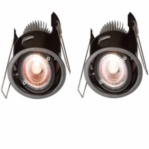 Image of KnightsBridge ProKnight Tilted 8W IP65 LED Downlight With No Bezel - Warm White