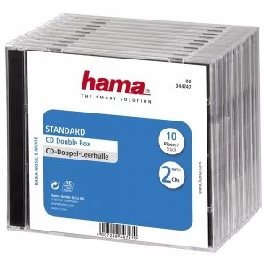 Image of Hama Standard Double CD Jewel Case