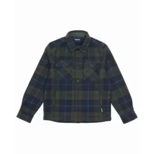 Image of Barbour Boys Tartan Overshirt - Green