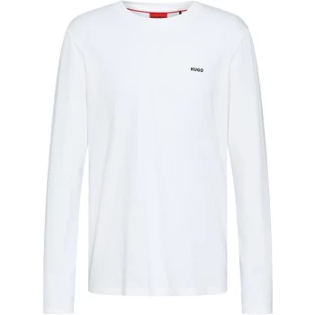 Image of Hugo Derol Long Sleeve T Shirt - White