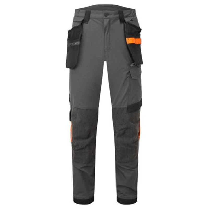Image of Portwest EV4 Stretch Holster Trousers EV440MGR34 Colour: Metal Grey