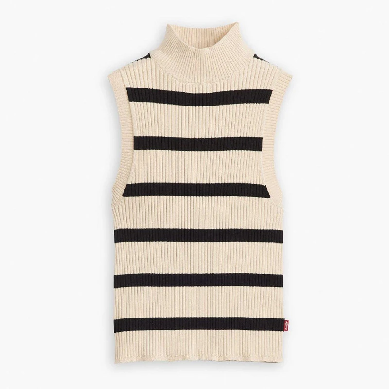 Image of Levis Womens Tulip Mcknk T Tank Vest Creme Brulee female 8 (XS)