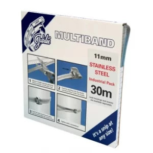 Image of MB1802 St/Steel Banding in Dispenser 11MMX30M