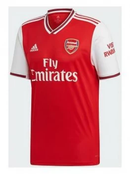 Image of Boys, adidas Arsenal Junior 19/20 Home Shirt - Red, Size 7-8 Years