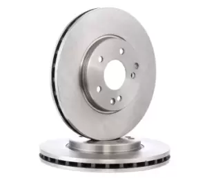 Image of RIDEX Brake disc 82B0165 Brake rotor,Brake discs MERCEDES-BENZ,CHRYSLER,C-Klasse Limousine (W203),C-Klasse T-modell (S203),Stufenheck (W124)