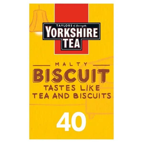 Image of Yorkshire Tea Malty Biscuit Brew 40x Tea Bags