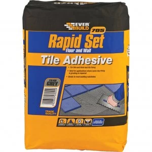 Image of Everbuild Rapid Set Tile Mortar 10KG