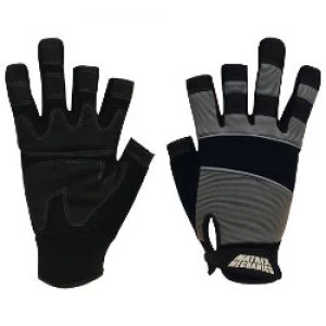 Image of Polyco Gloves Leather Size 9 Black Grey