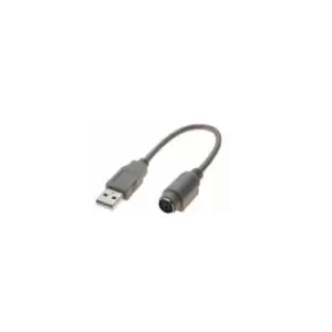 Image of Hypertec 532423-HY PS/2 cable 0.2 m 6-p Mini-DIN USB A Black