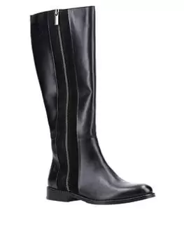 Image of Hush Puppies Faith Knee High Boots - Black, Size 5, Women