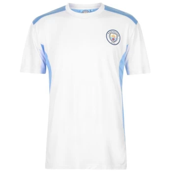 Image of Source Lab Manchester City Poly T Shirt - Blue