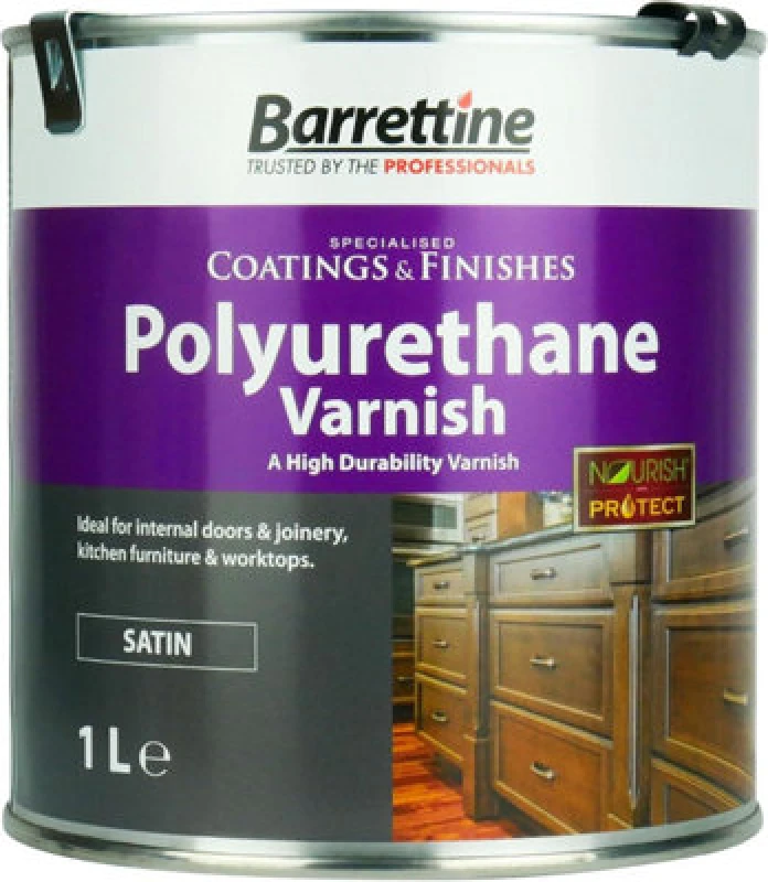 Image of Timco Polyurethane Varnish Satin 1L Pack 1