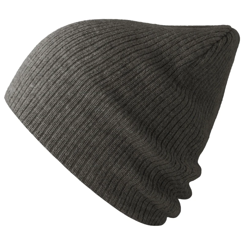 Image of Atlantis Atlantis Men Brad Slouch Beanie in Dark Grey Dark Grey One Size Male 5063470814886