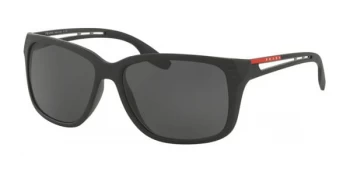 Image of Prada Sport PS03TS Sunglasses Matte Black 1BO5S0 59mm