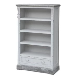 Image of Charles Bentley Shabby Chic Vintage French Style Book Shelf Unit