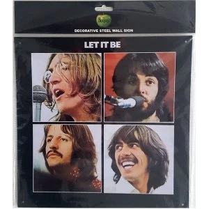 Image of The Beatles Let it Be Steel Wall Sign