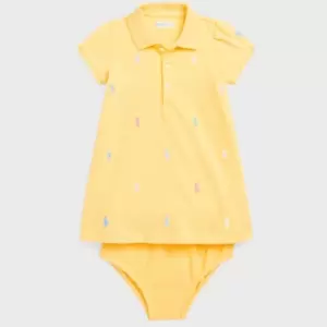 Image of Polo Ralph Lauren Baby's Cotton-Pique Day Dress - 9-12 months