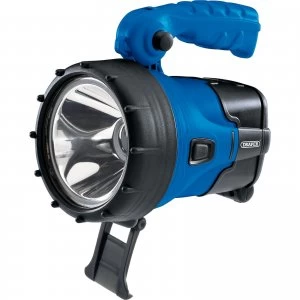 Image of Draper Rechargeable CREE LED Spotlight Torch and Powerbank Blue