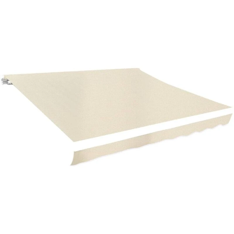 Image of vidaXL Awning Top Sunshade Canvas Cream 4 x 3m Canopy Replacement Canvas Top