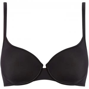 Image of Maison Lejaby Nuage pur invisible contour demi cup bra - Black