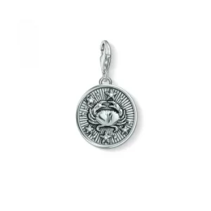 Image of Ladies Thomas Sabo Sterling Silver Charm Club Zodiac Sign Cancer Charm