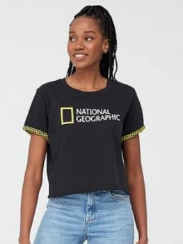 Image of Vans National Geographic Geo Rollout Short Sleeve T-Shirt - Black