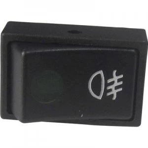 Image of SCI Car toggle switch R13 207B GREEN 12 Vdc 20 A 1 x OffOn latch